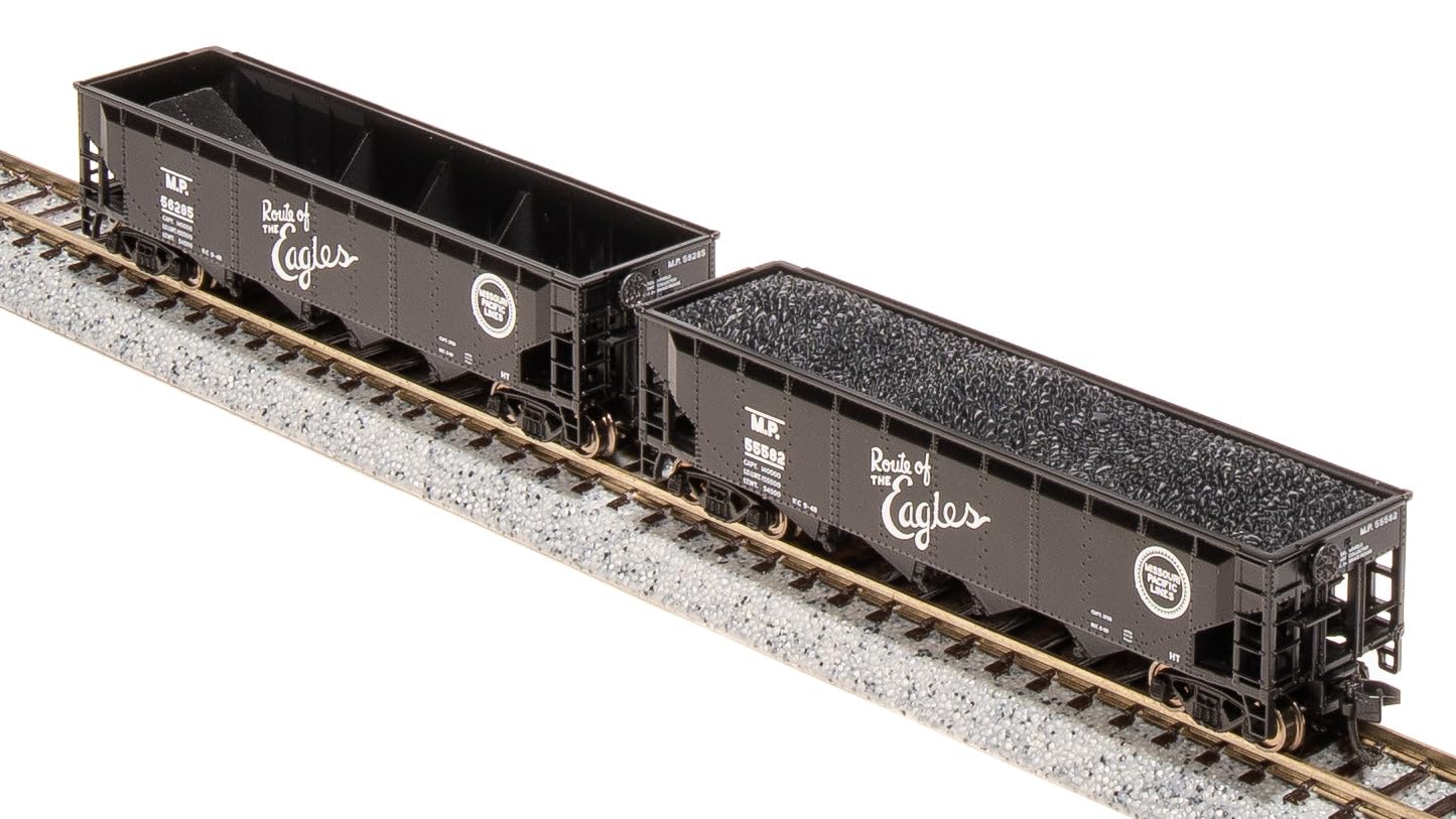 Broadway Limited 7430 ARA 70-Ton Quad Hopper, MP, Route of The Eagles, 4-Pack, N