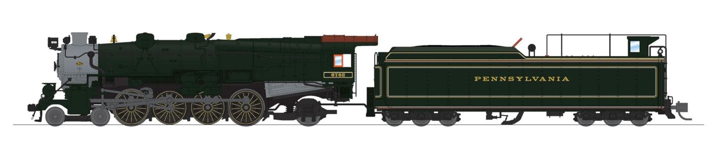 Broadway Limited 8518 PRR M1b 4-8-2, #6762, DGLE Fantasy Passenger Scheme, Paragon4 Sound/DC/DCC, N Scale