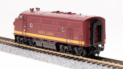 Broadway Limited 6850 EMD F3A, SOO 202B, Maroon & Imitation Gold, Paragon4 Sound/DC/DCC, N