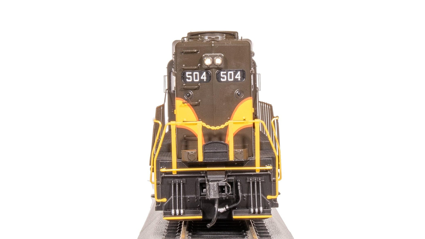 Broadway Limited 7577 EMD GP30, SAL 508, Pullman Green, Yellow, & Orange, Paragon4 Sound/DC/DCC, HO Scale