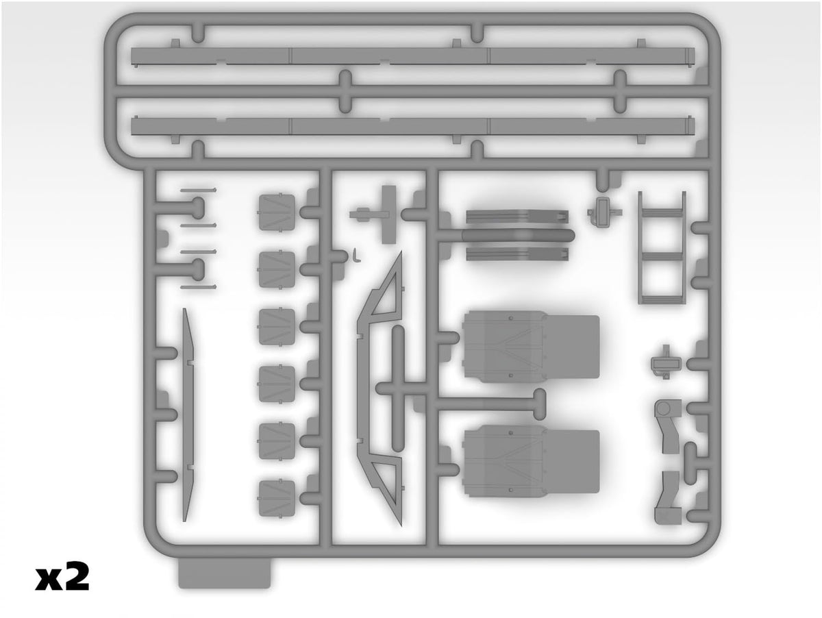 Military Vehicle Container (KUNG) Plastic Model