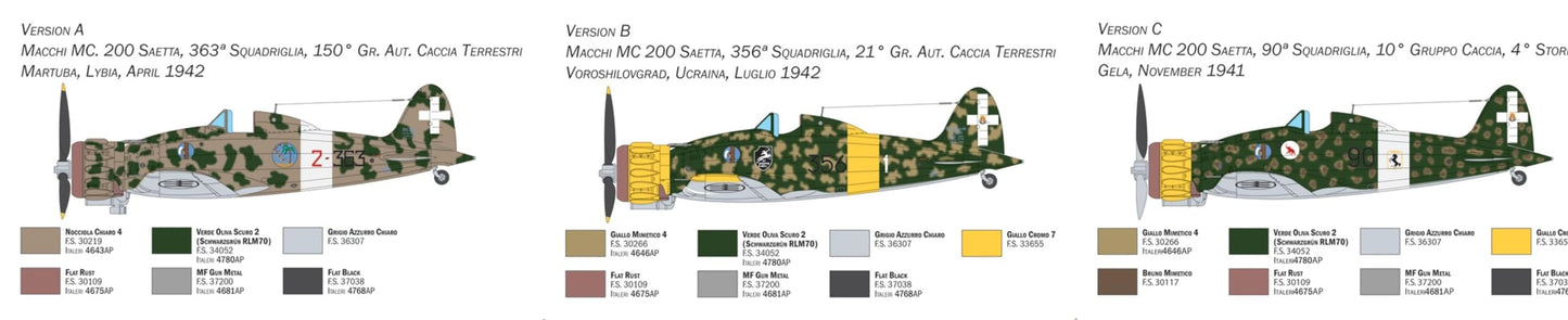 Italeri 1:48 - Macchi Mc.200 XXI Series