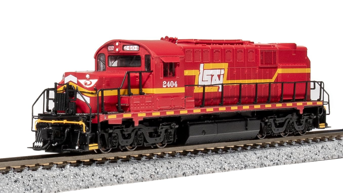 Broadway Limited 6619 Alco RSD-15, LS&I #2404, Red, Yellow & White, Paragon4 Sound/DC/DCC, N