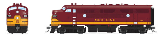 Broadway Limited 8341 EMD F3A, SOO 202B, Maroon & Imitation Gold, No-Sound/DCC-Ready, HO Scale