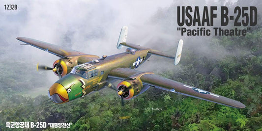 ACA12328 1:48 Academy B-25D Mitchell 'Pacific Theater' [Model Building KIT]