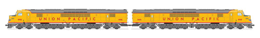 Broadway Limited 2548 Baldwin Centipede A-A Set, UP #998/999, Yellow & Gray, Both Units w/ Paragon4 Sound/DC/DCC, HO