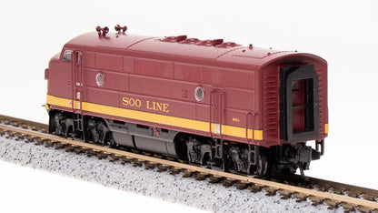 Broadway Limited 6849 EMD F3A, SOO 202A, Maroon & Imitation Gold, Paragon4 Sound/DC/DCC, N