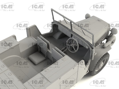 Plastic Military Vehicle Model Kit Laffly V15T, WWII French Artillery Towing Vehicle