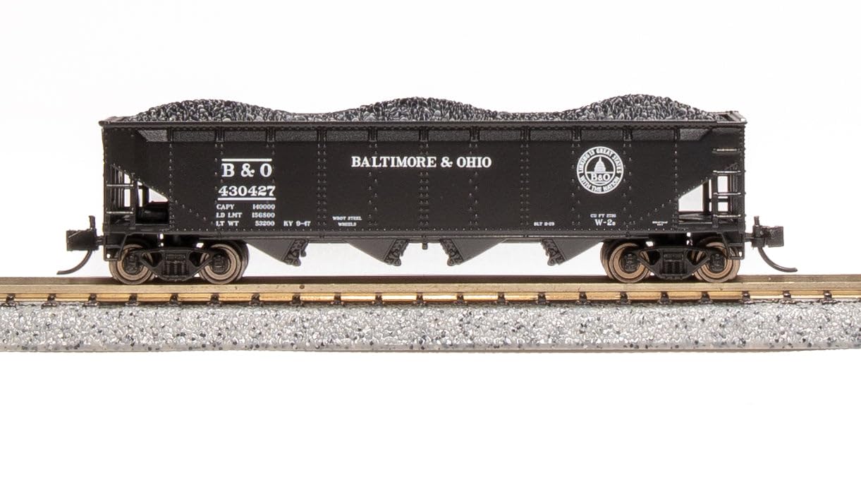 Broadway Limited 7421 ARA 70-Ton Quad Hopper, B&O W2b, 40s/50s w/Capital Dome, 4-Pack B, N