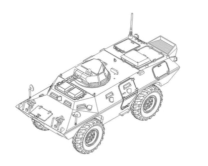 1/72 M706 Commando Armored Car Vietnam