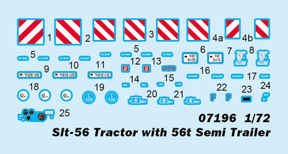 1/72 Slt56 Tractor w/56-Ton Semi-Trailer