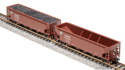 Broadway Limited 7433 ARA 70-Ton Quad Hopper, ATSF, 4-Pack, N (Fantasy Paint Scheme)