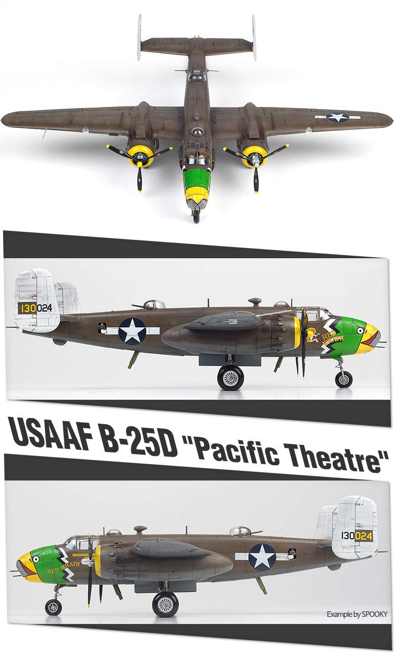 ACA12328 1:48 Academy B-25D Mitchell 'Pacific Theater' [Model Building KIT]