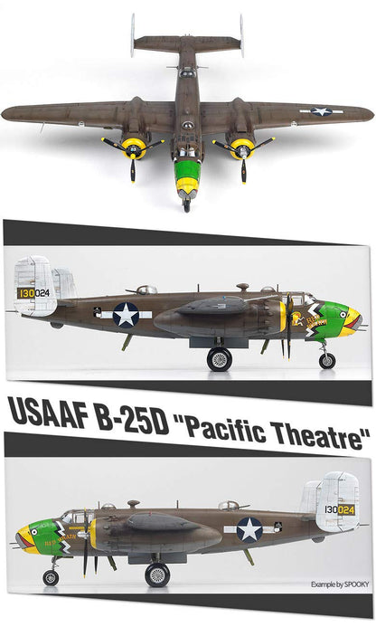 ACA12328 1:48 Academy B-25D Mitchell 'Pacific Theater' [Model Building KIT]
