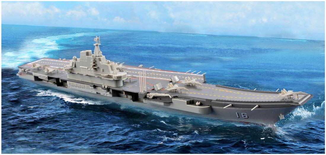 1/1000 PLA Chinese Navy LiaoNing CV16 Aircraft Carrier (Pre-Painted Snap)