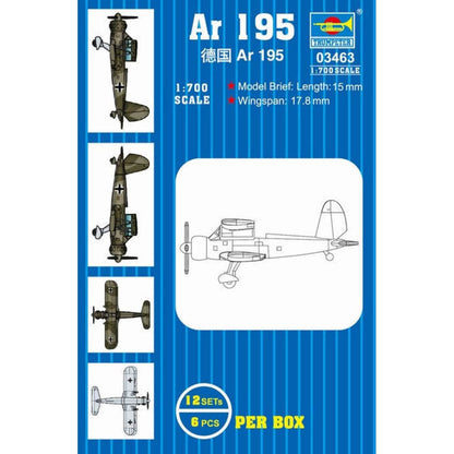 1/700 Ar195 Torpedo Bomber Set (12/Bx)