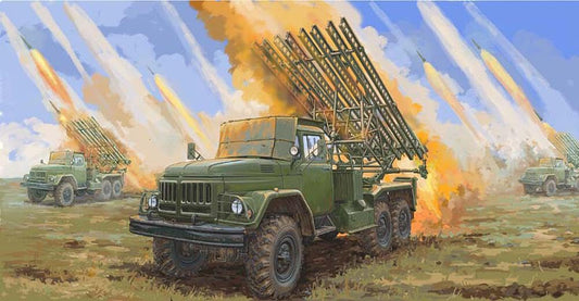 1/35 Soviet 2B7R Multiple Rocket Launcher BM13 HMM Model Kit