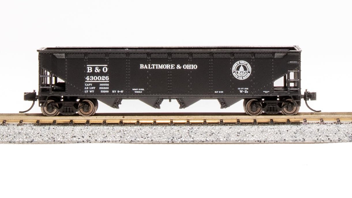 Broadway Limited 7421 ARA 70-Ton Quad Hopper, B&O W2b, 40s/50s w/Capital Dome, 4-Pack B, N