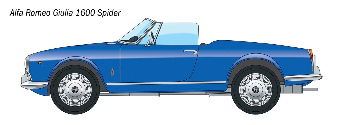 ITALERI IT3668JP 1/24 Alfa Romeo Julia 1600 Spider
