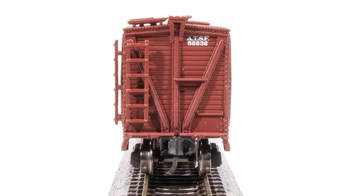 Broadway Limited 8457 40' Wood Stock Car, ATSF 52240, Mule Sounds, N Scale