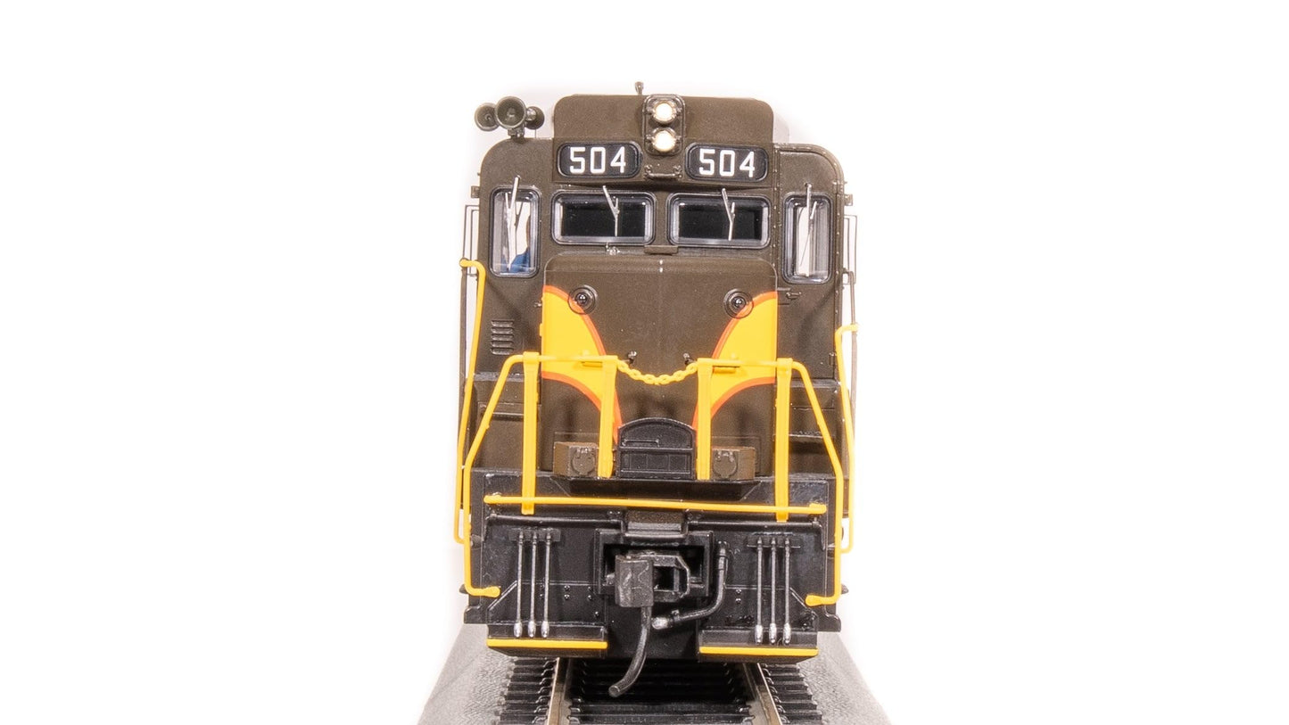 Broadway Limited 7576 EMD GP30, SAL 504, Pullman Green, Yellow, & Orange, Paragon4 Sound/DC/DCC, HO Scale