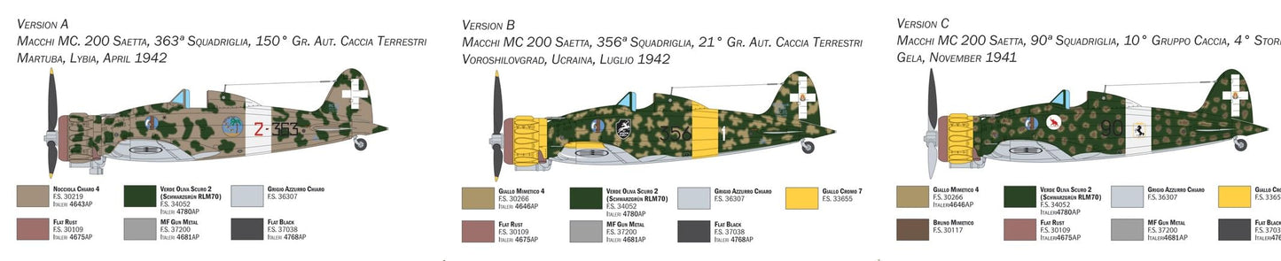 Italeri 1:48 - Macchi Mc.200 XXI Series