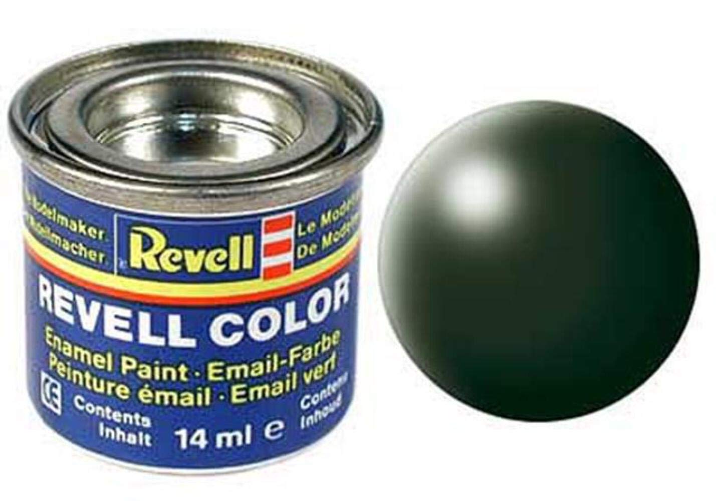 Revell Enamels 14ml Dark Green Silk Paint