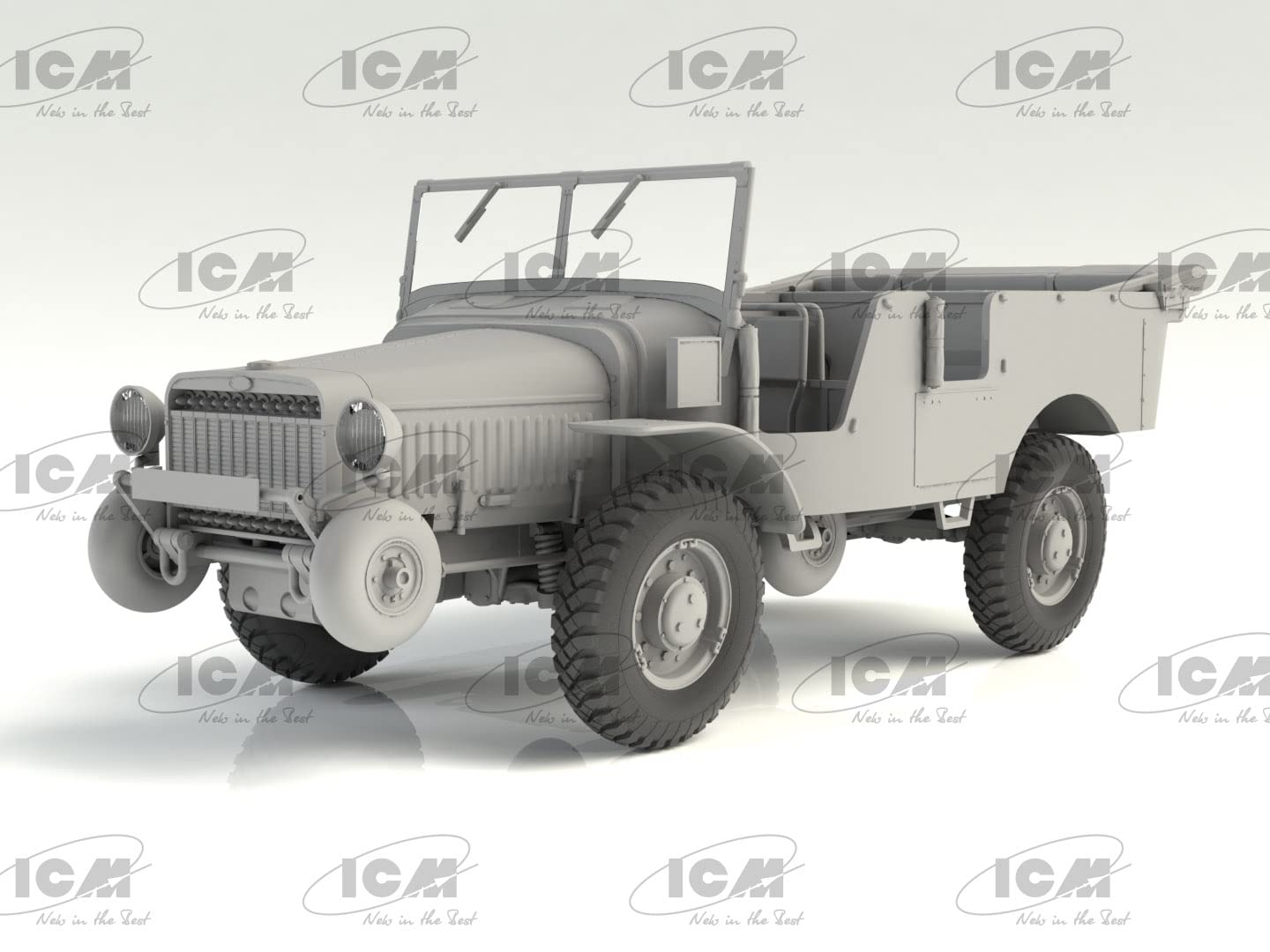 Plastic Military Vehicle Model Kit Laffly V15T, WWII French Artillery Towing Vehicle