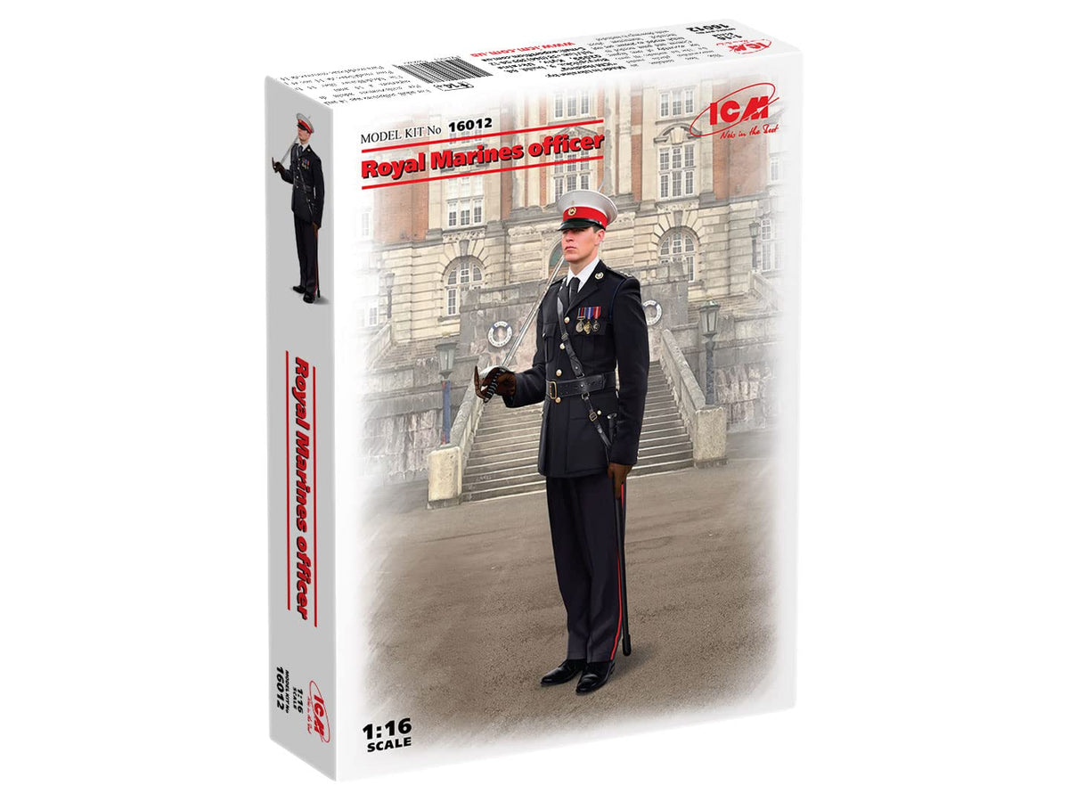 Plastic Military Figure Model Kit Royal Marines Officer
