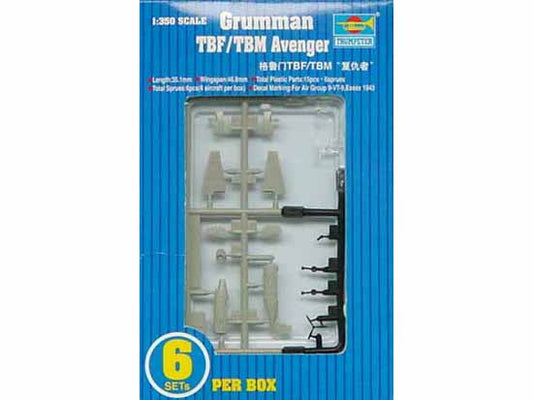 1/350 TBF/TBM Avenger Aircraft Set for USS Essex (6/Bx)