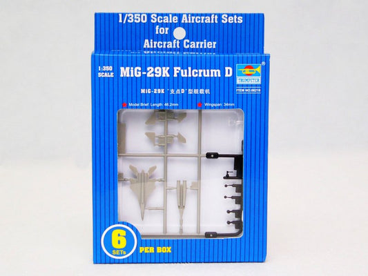 1/350 MiG29K Fulcrum D Aircraft Set for  Carrier Kuznetsov (6/Bx)