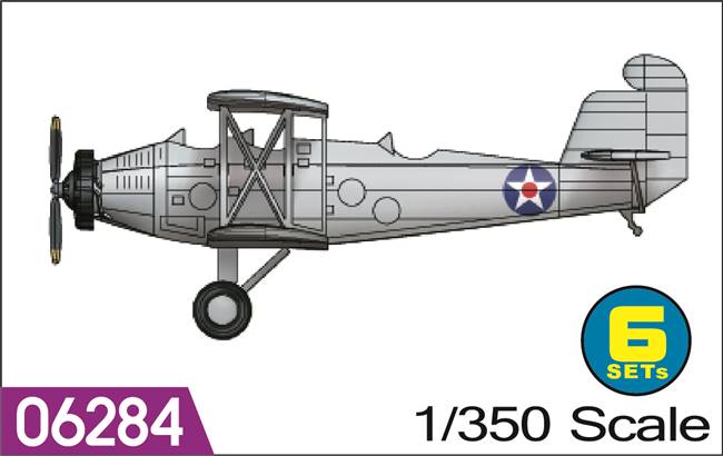 1/350 T4M BiPlane Torpedo Bomber Set for Carriers (12/Bx) Model Kit