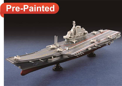 1/1000 PLA Chinese Navy LiaoNing CV16 Aircraft Carrier (Pre-Painted Snap) Model Kit