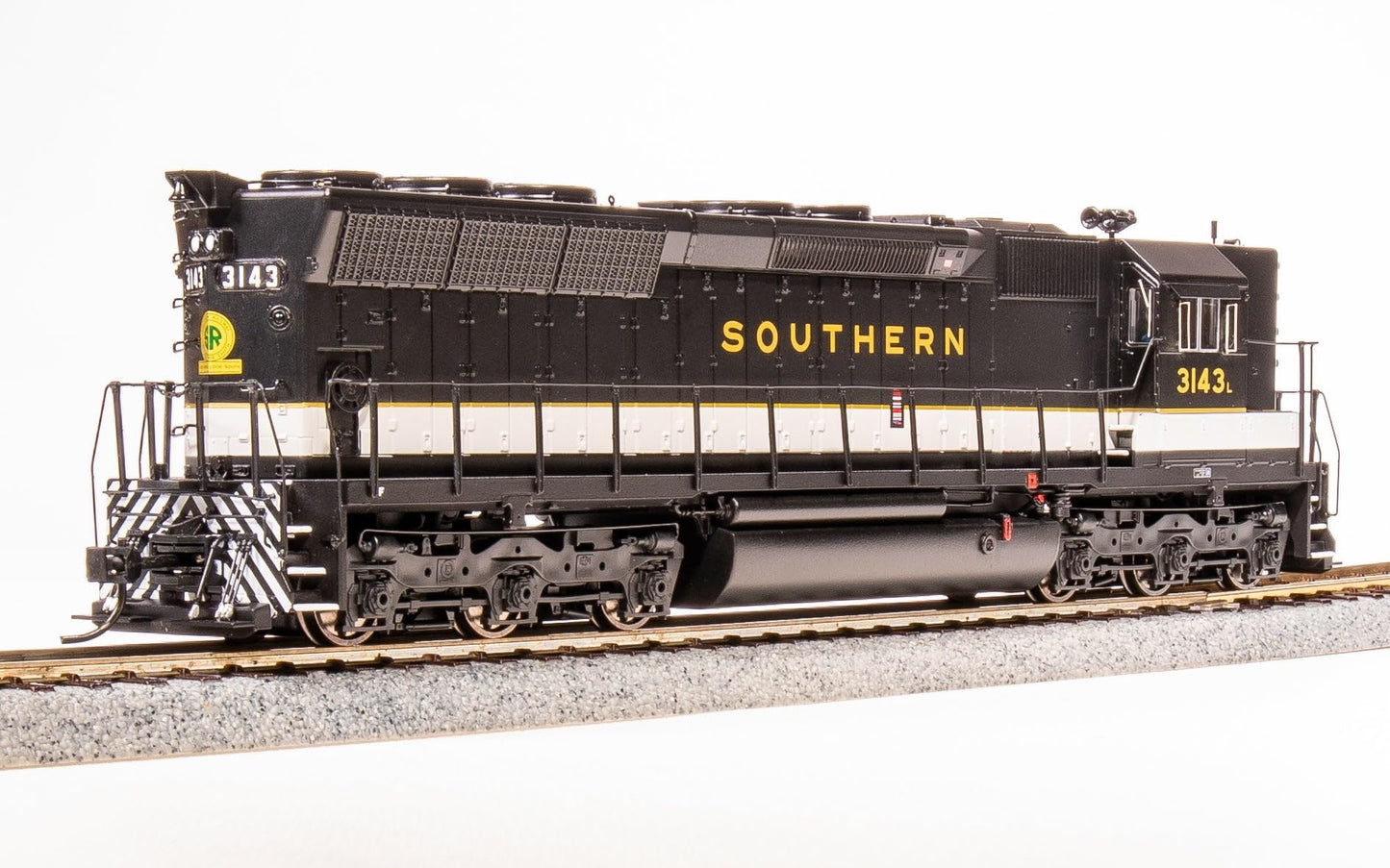 Broadway Limited 4291 EMD SD45, SOU #3128, Black, White, Gold Scheme, Paragon4 Sound/DC/DCC, HO (High Hood)
