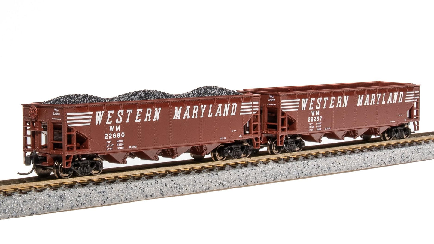 Broadway Limited 7439 ARA 70-Ton Quad Hopper, WM, 4-Pack, N (Fantasy Paint Scheme)
