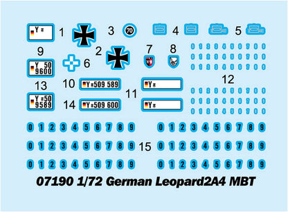 1/72 German Leopard 2A4 Main Battle Tank