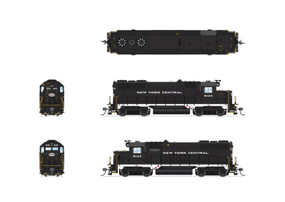 Broadway Limited 7540 EMD GP35, NYC 6143, Black w/White, Paragon4 Sound/DC/DCC, HO Scale