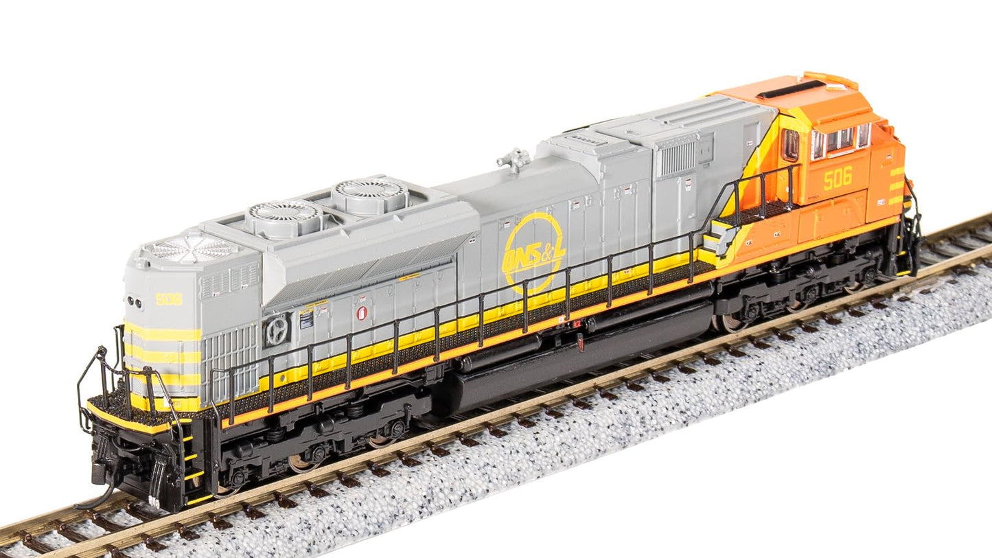 Broadway Limited 7039 EMD SD70ACe, QNS&L #506, Orange & Gray, Paragon4 Sound/DC/DCC, N