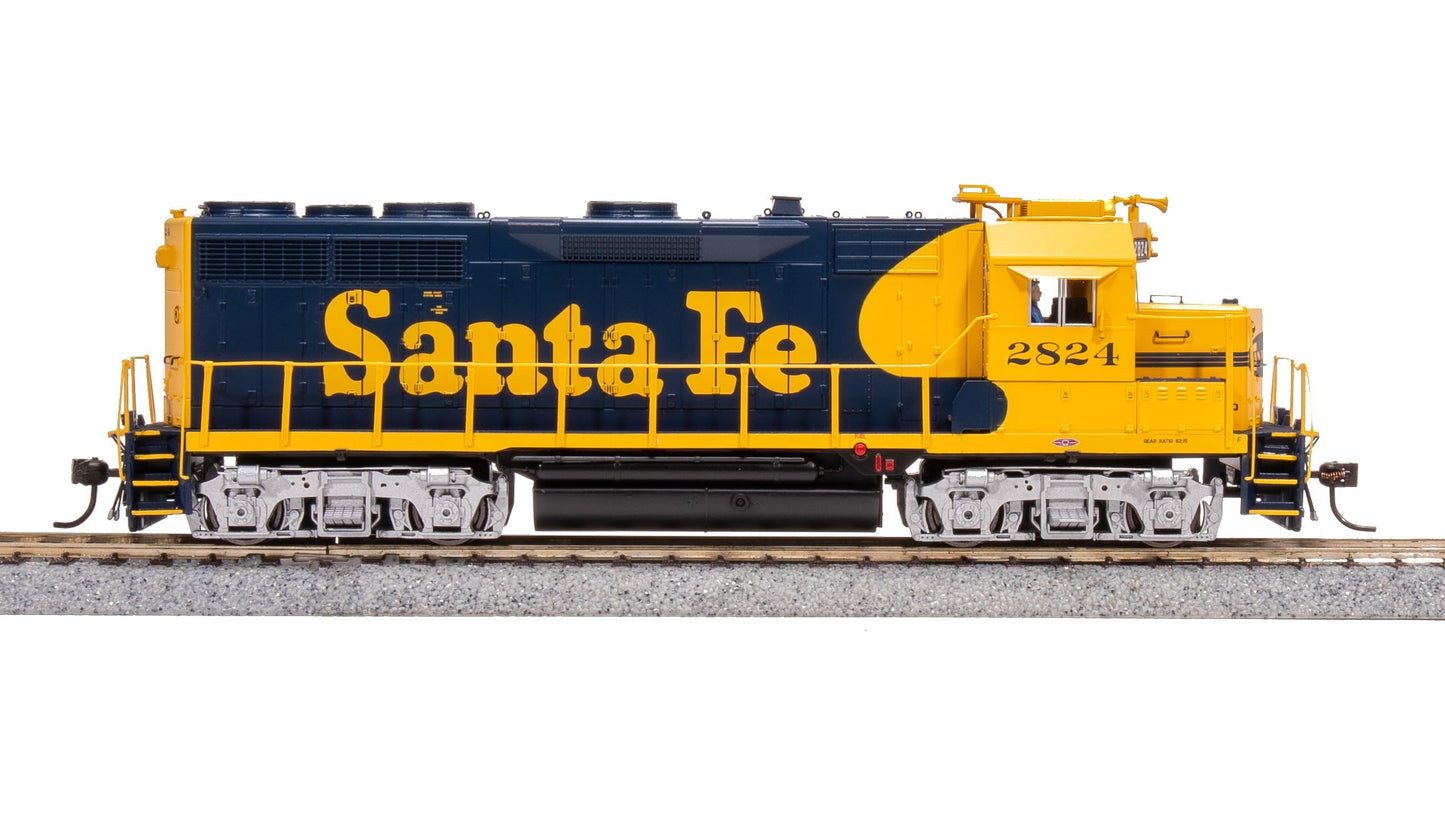 Broadway Limited 7530 EMD GP35, ATSF 2824, Blue Warbonnet, Paragon4 Sound/DC/DCC, (GP35u) HO Scale