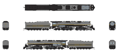 Broadway Limited 8655 UP Challenger 4-6-6-4, #3977, Museum Version, Two-Tone Gray, Oil Tender, w/Wind Wings, No-Sound/DCC-Ready, N Scale