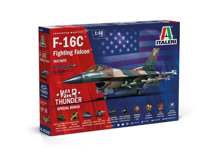 ITALERI IT35105 1/48 Warthunder F-16C Fighting Falcon Plastic Model (Airplane)
