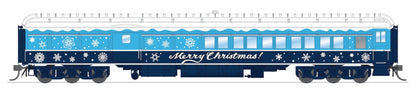 Broadway Limited 9717 Holiday-Themed Heavyweight 5-Car Passenger Set, Blue & White Scheme, HO Scale