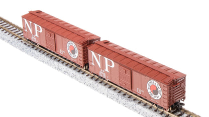 Broadway Limited 7280 USRA 40' Steel Boxcar, NP, 2-Pack, N