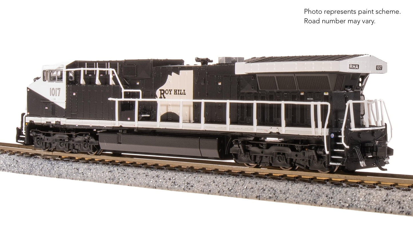 Broadway Limited 8601 GE AC6000, Roy Hill Mining #1017, Black/White Paint, No-Sound/DCC-Ready, N Scale