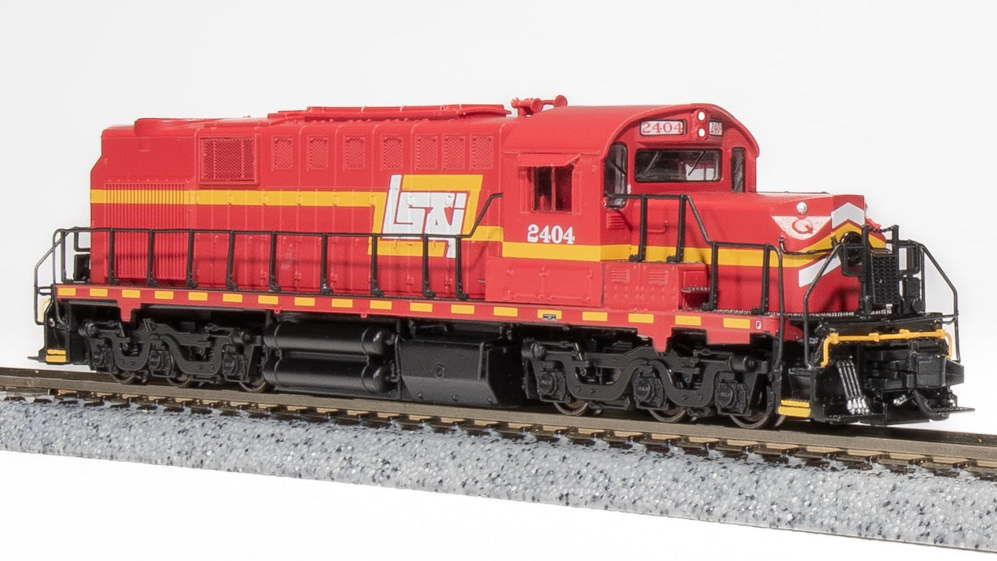 Broadway Limited 6619 Alco RSD-15, LS&I #2404, Red, Yellow & White, Paragon4 Sound/DC/DCC, N