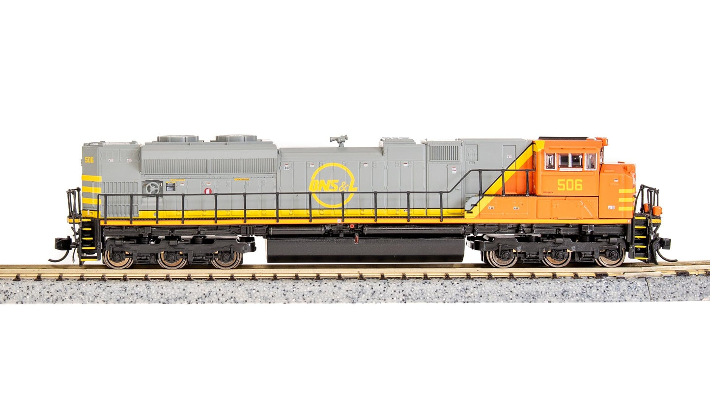 Broadway Limited 7039 EMD SD70ACe, QNS&L #506, Orange & Gray, Paragon4 Sound/DC/DCC, N