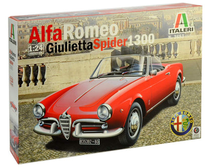 ITALERI 3653 1/24 Alfa Romeo Giulietta Spider 1300 Plastic Model