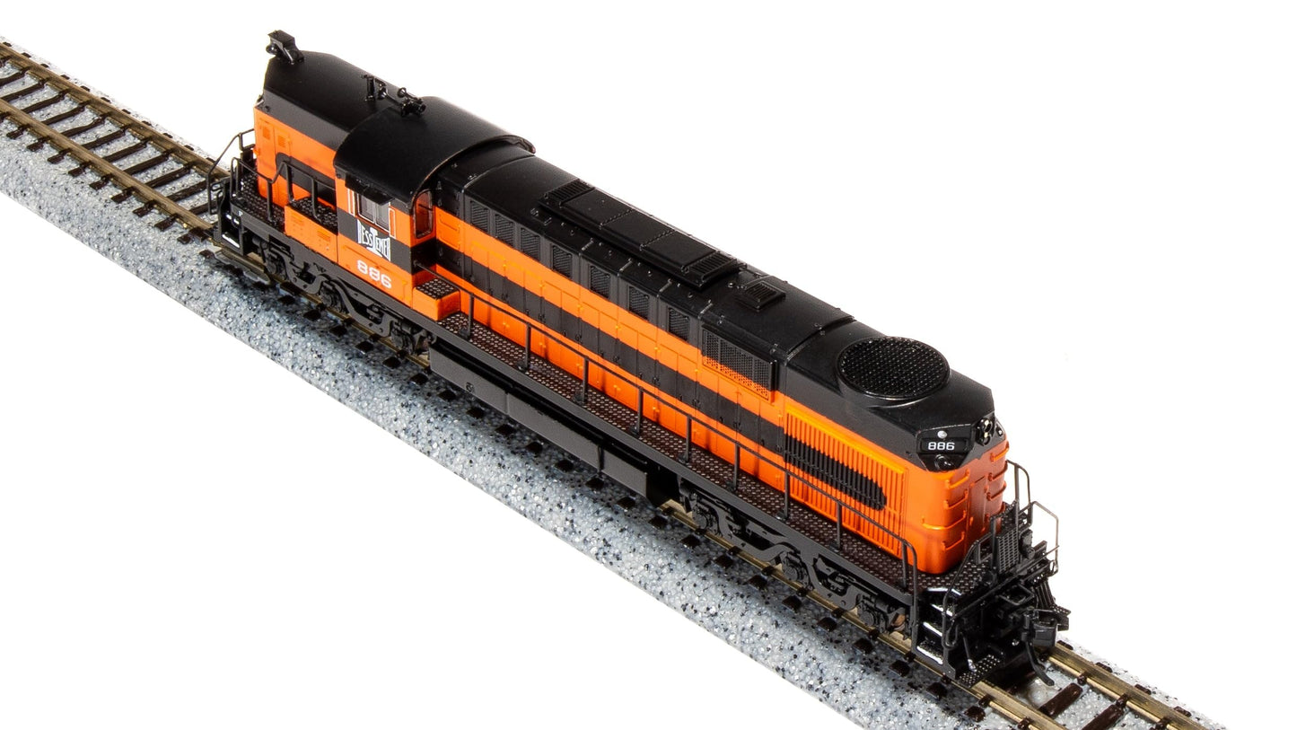 Broadway Limited 6614 Alco RSD-15, B&LE #885, Orange & Black, Paragon4 Sound/DC/DCC, N