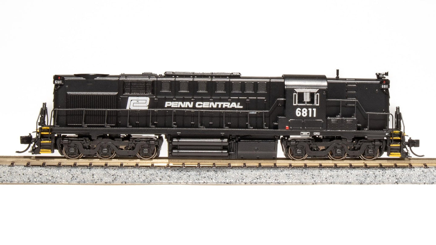 Broadway Limited 6620 Alco RSD-15, Penn Central #6811, Black w/White Lettering & Logo, Paragon4 Sound/DC/DCC, N