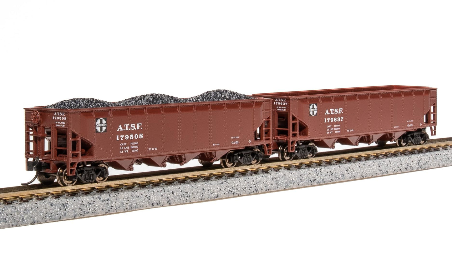 Broadway Limited 7433 ARA 70-Ton Quad Hopper, ATSF, 4-Pack, N (Fantasy Paint Scheme)